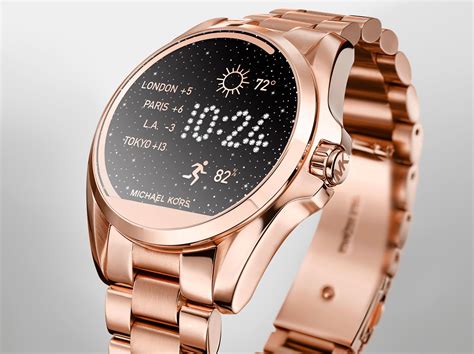 michael kors smartwatch goud|rose gold mk smart watch.